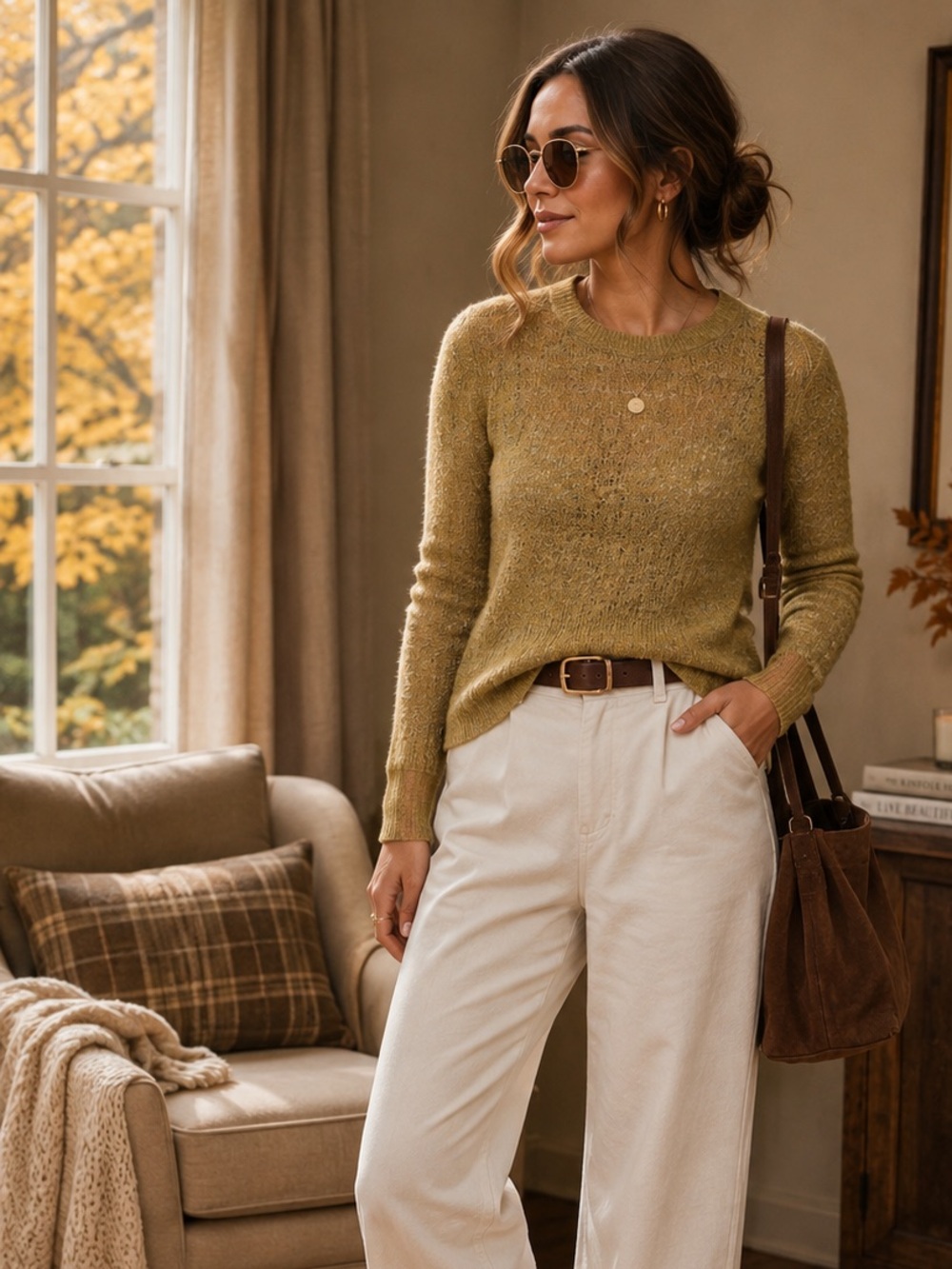 NWT Edit by Jason Wu Honey Crew Neck Sweater